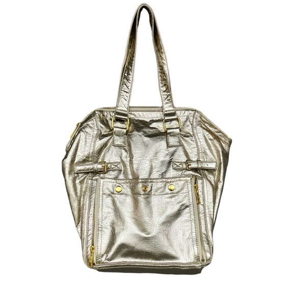 Urban Expressions Handbags - Urban Expressions Gold Metallic Tote